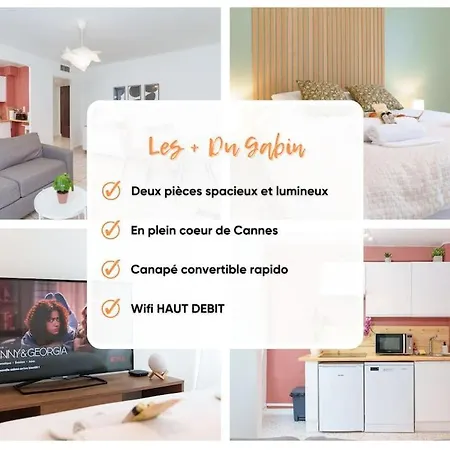 Le Gabin By Apirent #centre-ville #climatisation #wifi * Κάννες